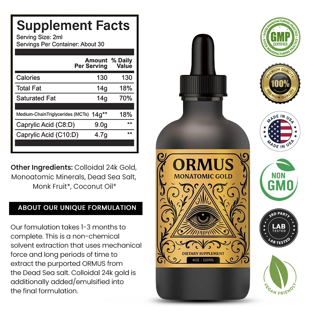 Ormus Monoatomic Gold - NEW