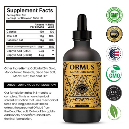 Ormus Monoatomic Gold - BOGO